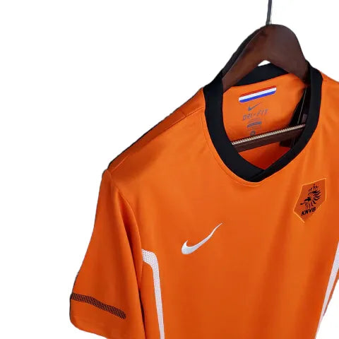 Camisa Retrô Seleção da Holanda I 2010 - Nike Masculina - Laranja