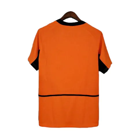 Camisa Retrô Seleção da Holanda I 2002 - Masculina Nike - Laranja