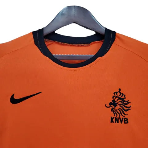 Camisa Retrô Seleção da Holanda I 2002 - Masculina Nike - Laranja