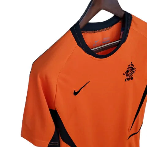 Camisa Retrô Seleção da Holanda I 2002 - Masculina Nike - Laranja