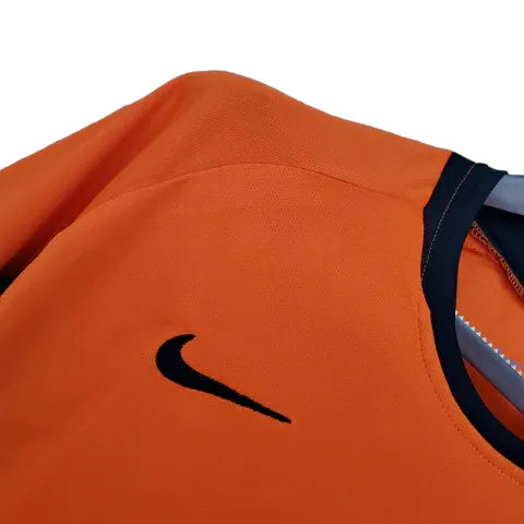 Camisa Retrô Seleção da Holanda I 2002 - Masculina Nike - Laranja