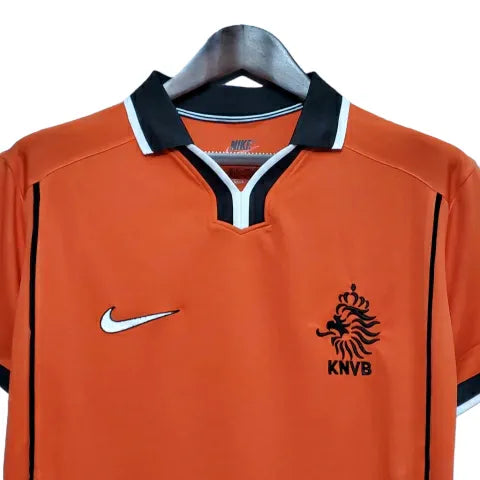 Camisa Retrô Seleção da Holanda I 1998 - Masculina Nike - Laranja