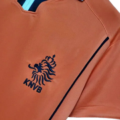 Camisa Retrô Seleção da Holanda I 1998 - Masculina Nike - Laranja