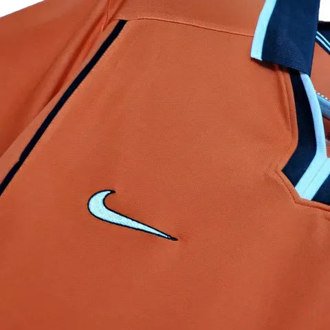 Camisa Retrô Seleção da Holanda I 1998 - Masculina Nike - Laranja