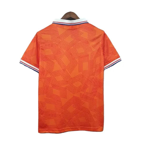 Camisa Retrô Seleção da Holanda I 1991 - Masculina Lotto - Laranja