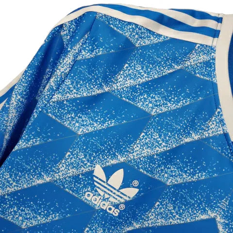 Camisa Retrô Seleção da Holanda II 1988 - Adidas Masculina - Azul