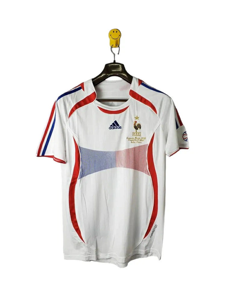 Camisa Retrô Seleção da França II 2006 - Adidas Masculina - Branca