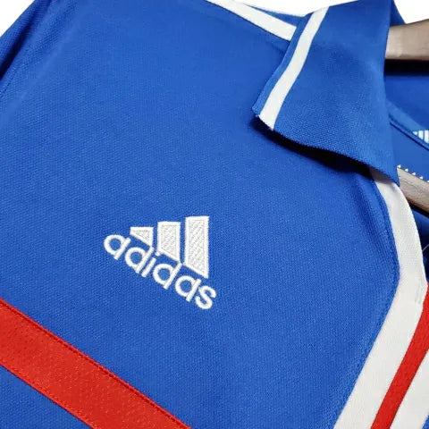 Camisa Retrô Seleção da França 2000 - Adidas Masculina - Azul