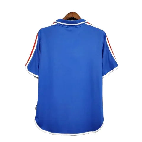 Camisa Retrô Seleção da França 2000 - Adidas Masculina - Azul