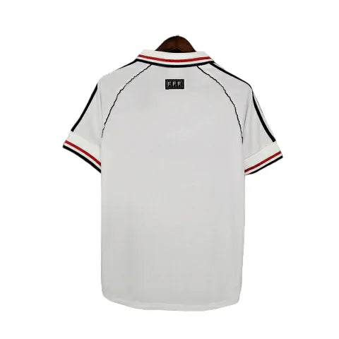 Camisa Retrô Seleção da França II 1998 - Adidas Masculina - Branca