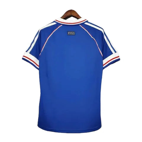 Camisa Retrô Seleção da França I 1998 - Masculina Adidas - Azul