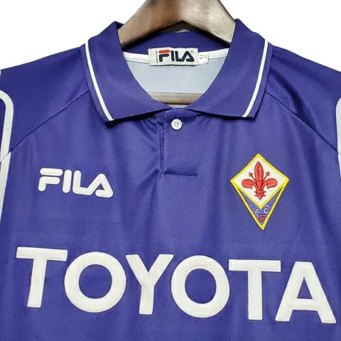 Camisa Fiorentina Retrô 1999/2000 Roxa e Branca - Fila