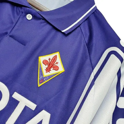 Camisa Fiorentina Retrô 1999/2000 Roxa e Branca - Fila