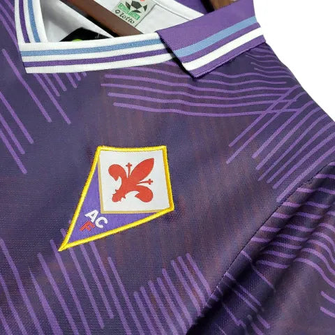 Camisa Fiorentina Retrô 1992/1993 Roxa - Lotto