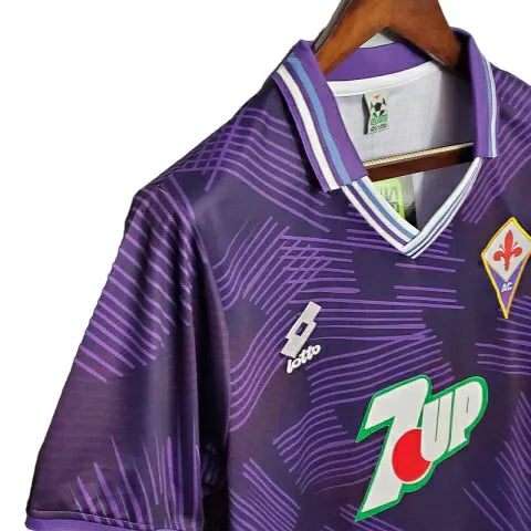 Camisa Fiorentina Retrô 1992/1993 Roxa - Lotto