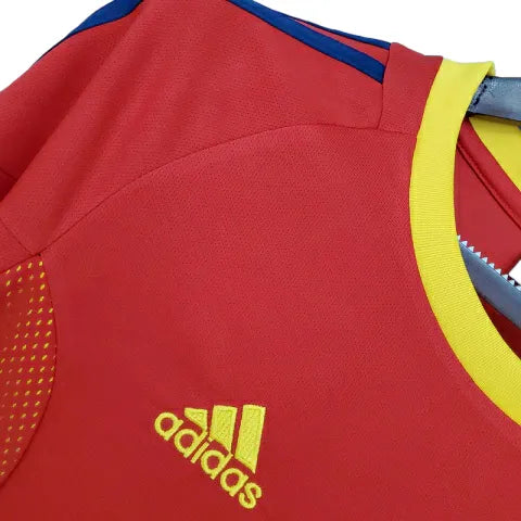 Camisa Retrô Seleção da Espanha 2002 - Adidas Masculina - Vermelha