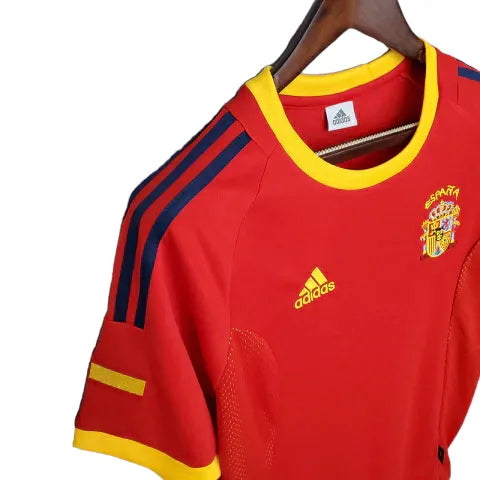 Camisa Retrô Seleção da Espanha 2002 - Adidas Masculina - Vermelha