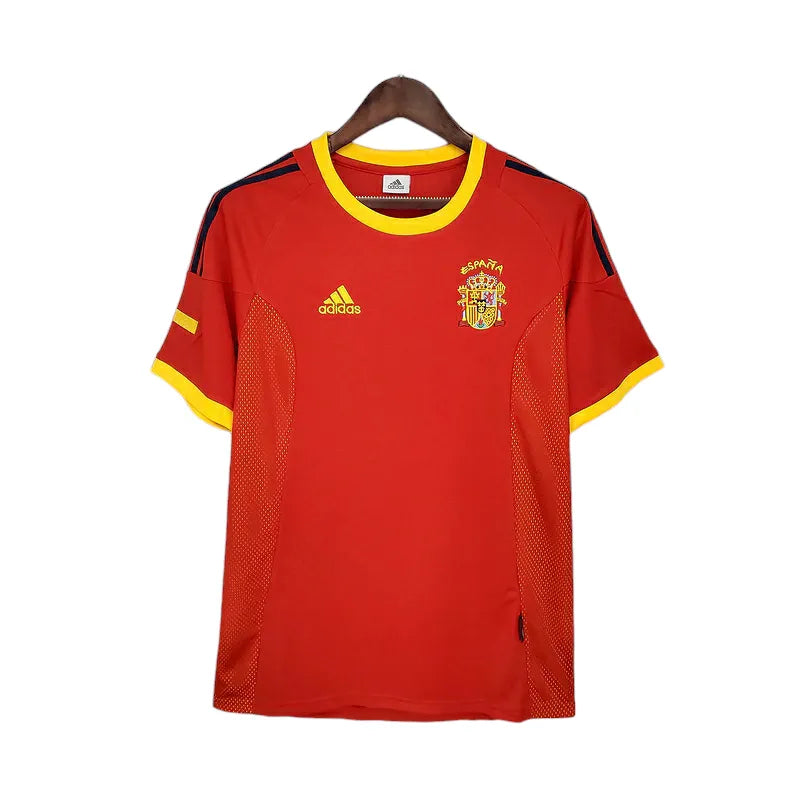 Camisa Retrô Seleção da Espanha 2002 - Adidas Masculina - Vermelha