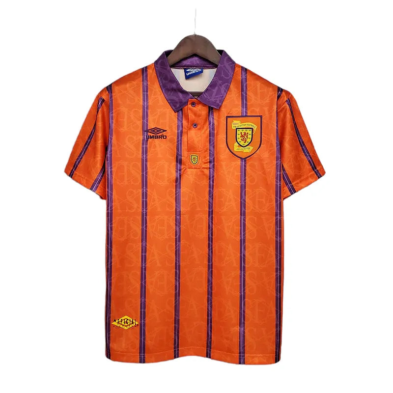 Camisa Escócia Retrô 1994 Laranja - Umbro