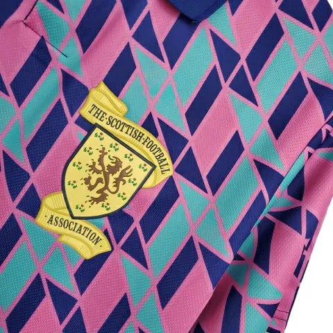 Camisa Escócia Retrô 1988/1989 Rosa - Umbro