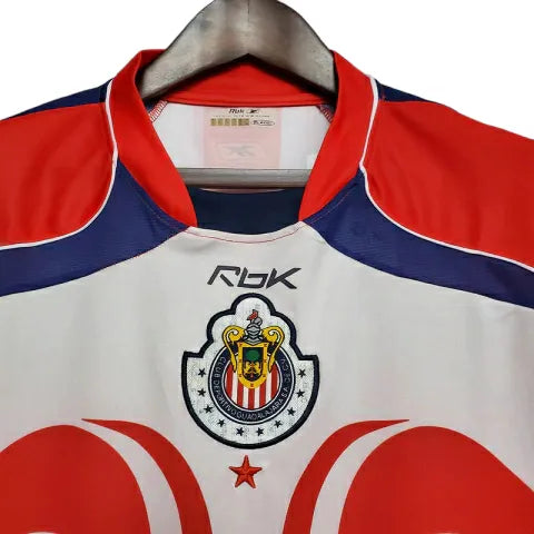 Camisa Retrô Chivas Guadalajara I 2006/2007 - Reebok Masculina - Vermelha e branca