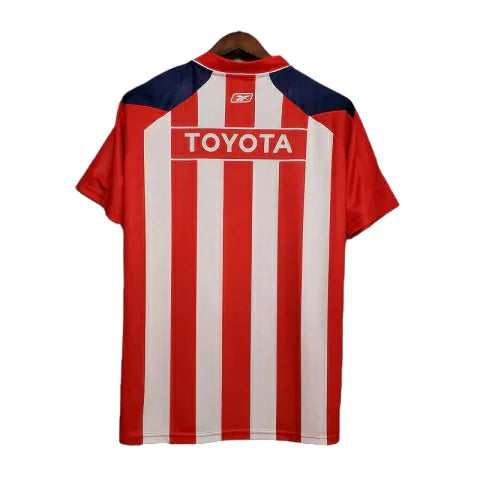 Camisa Retrô Chivas Guadalajara I 2006/2007 - Reebok Masculina - Vermelha e branca