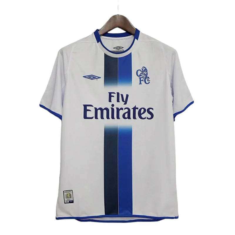 Camisa Chelsea Retrô 2003/2005 Azul e Branca - Umbro