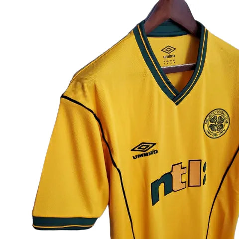 Camisa Celtic Retrô 2001/2003 Amarela - Umbro