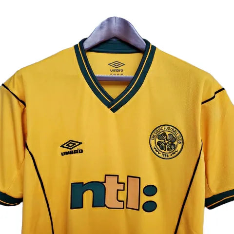 Camisa Celtic Retrô 2001/2003 Amarela - Umbro