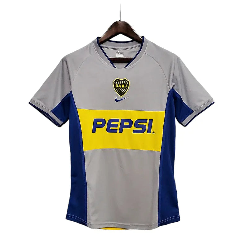 Camisa Boca Juniors Retrô 2002 Cinza - Nike