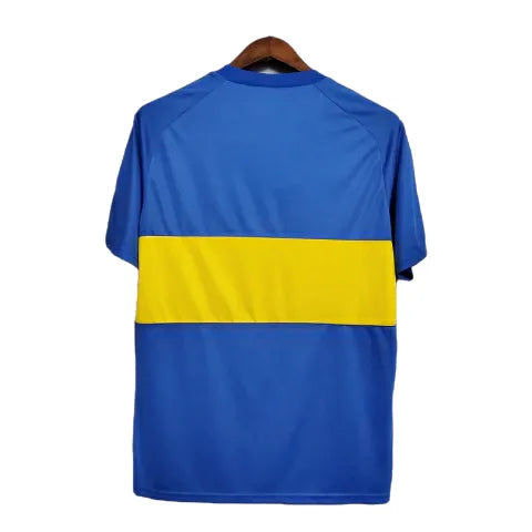 Camisa Retrô Boca Juniors 1981 - Adidas Masculina - Azul com detalhes em amarelo