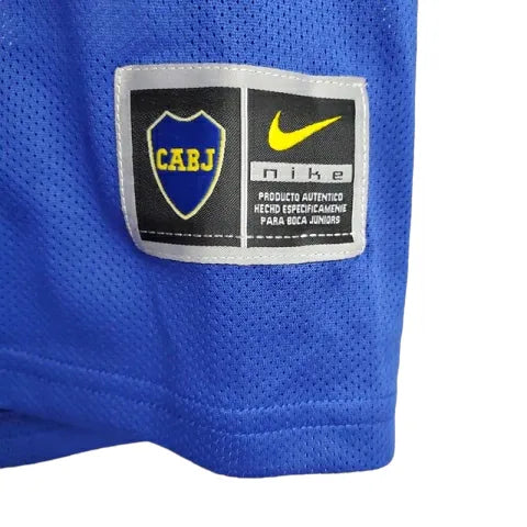 Camisa Retrô Boca Juniors 2003/2004 - Nike Masculina - Azul com detalhes em amarelo