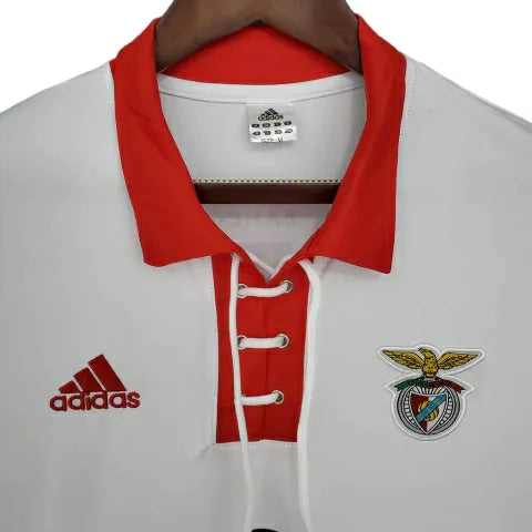 Camisa Retrô Benfica 2004/2005 - Masculina Adidas - Branca com detalhes em vermelho