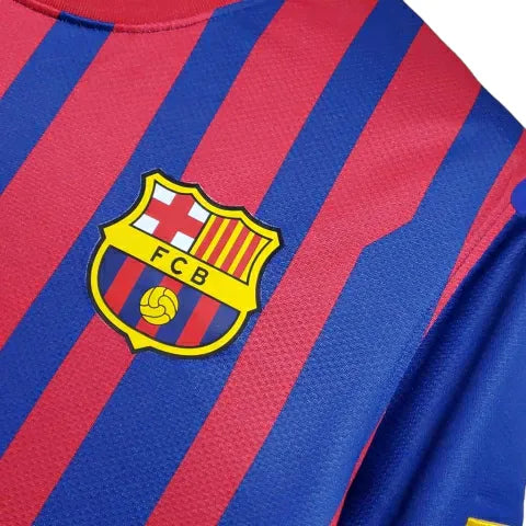 Camisa Barcelona Retrô 2011/2012 Azul e Grená - Nike