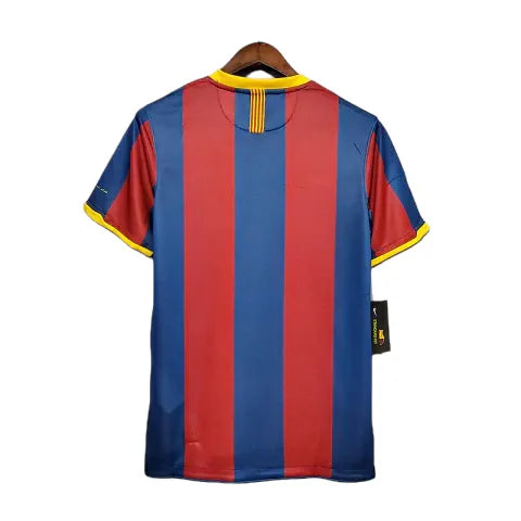 Camisa Barcelona Retrô 2010/2011 Azul e Grená - Nike