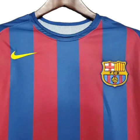 Camisa Barcelona Retrô 2006 Azul e Vermelha - Nike