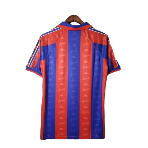 Camisa Barcelona Retrô 1996/1997 Azul e Grená - Kappa