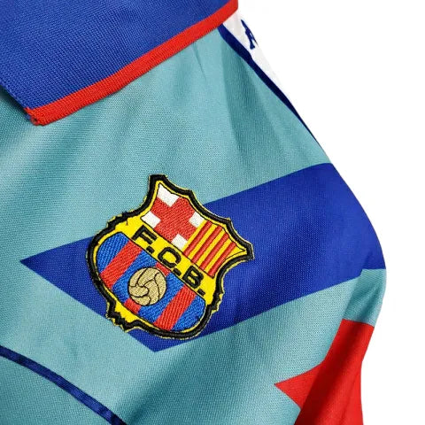 Camisa Barcelona Retrô 1992/1995 Azul - Kappa