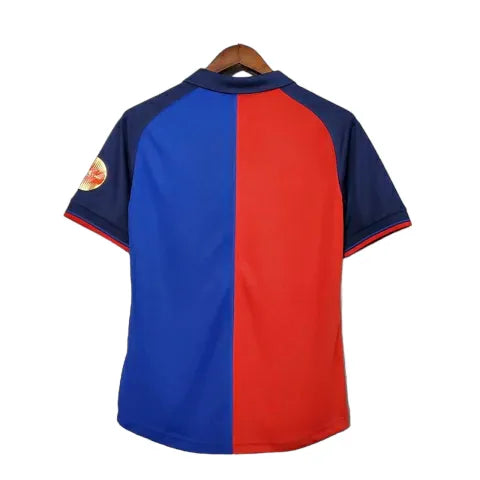 Camisa Barcelona 100 Anos Retrô 1999 Azul e Grená - Nike