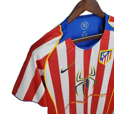 Camisa Atlético de Madrid Retrô 2004/2005 Vermelha e Branca - Nike