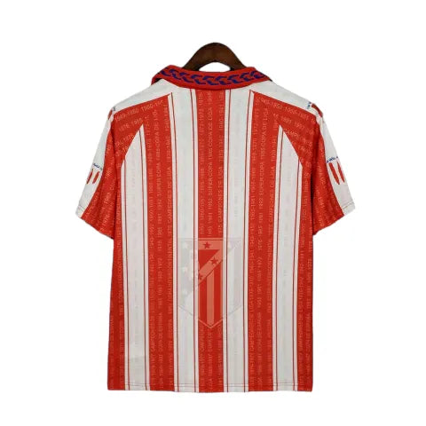 Camisa Atlético de Madrid Retrô 1995/1996 Branca e Vermelha - Puma