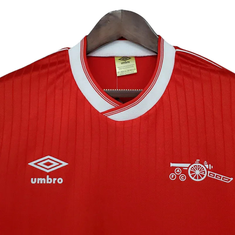 Camisa Arsenal Retrô 1983/1986 Vermelha e Branca - Umbro