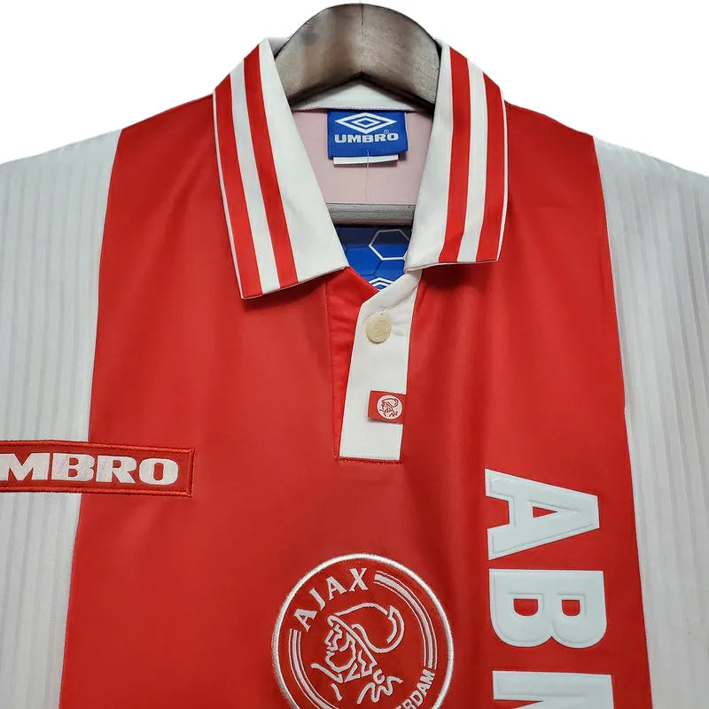 Camisa Ajax Retrô 1997/1998 Vermelha e Branca - Umbro