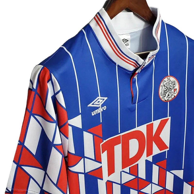 Camisa Ajax Retrô 1990 Azul - Umbro