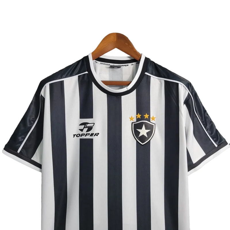 Camisa Botafogo l Retrô 99/20 Masculina - Preta e Branca