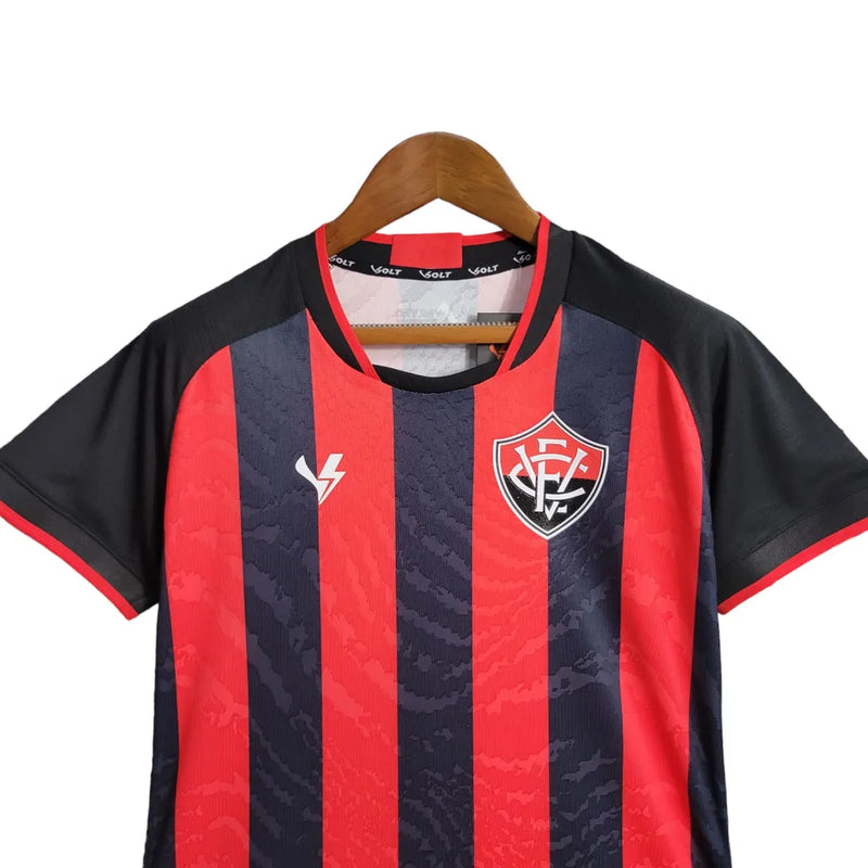 Camisa Vitória l 23/24 - Torcedor Volt Feminina - Vermelha e preta