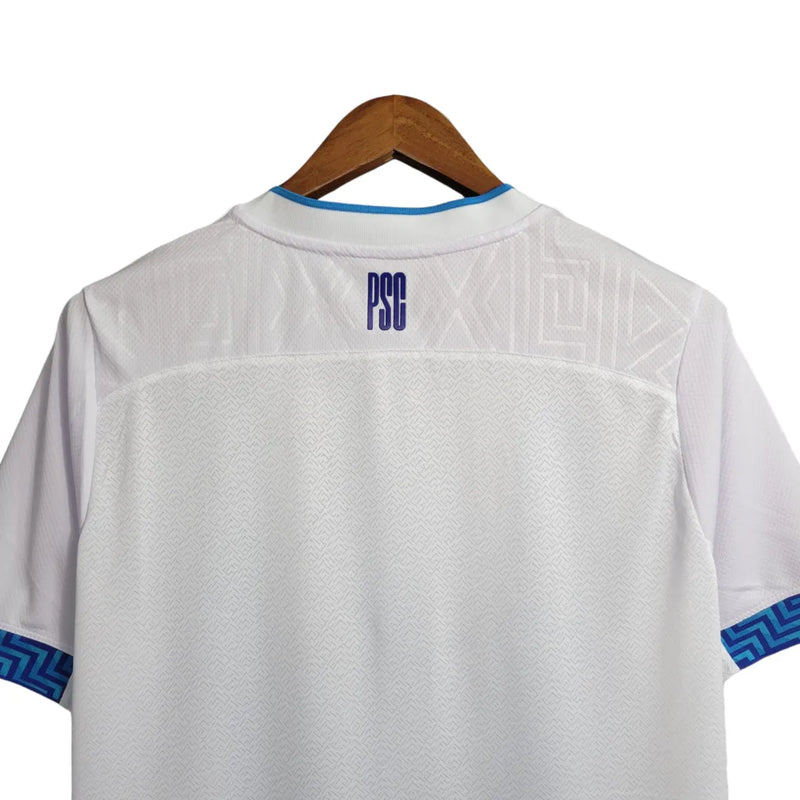 Camisa Paysandu I 23/24 Torcedor Masculina - Branca com listra azul