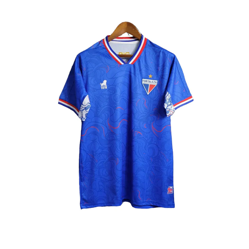 Camisa Fortaleza Goleiro 23/24 - Torcedor Lobo Masculina - Azul