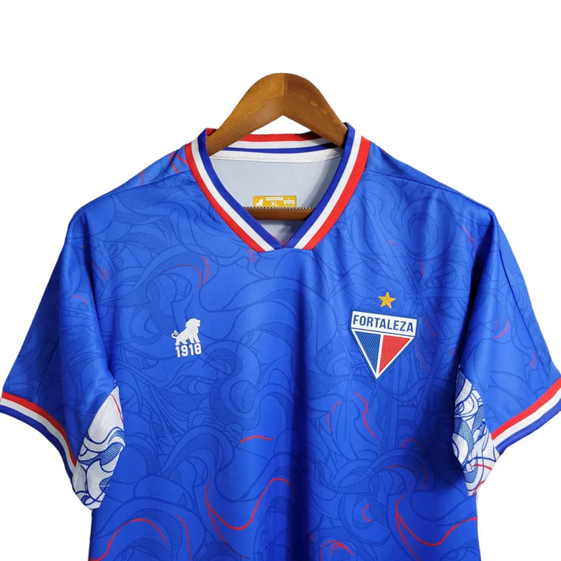 Camisa Fortaleza Goleiro 23/24 - Torcedor Lobo Masculina - Azul