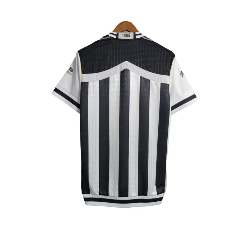 Camisa Retrô Atlético Mineiro I 2020 - Le Coq Sportif Masculina - Preta e branca